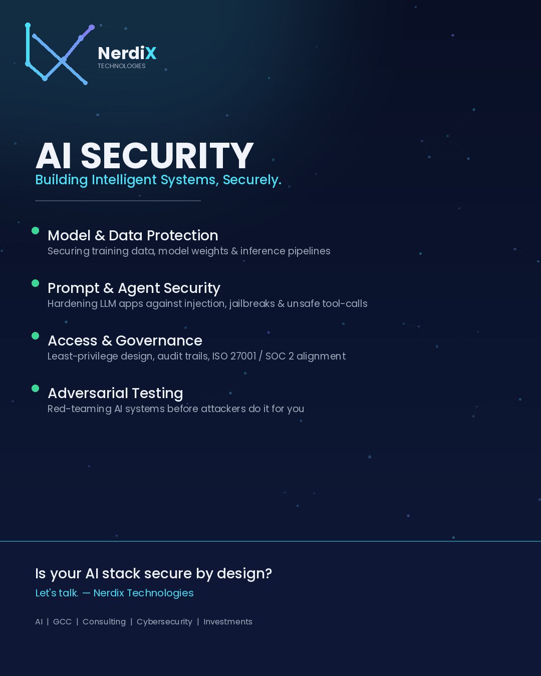 Nerdix AI Security flyer